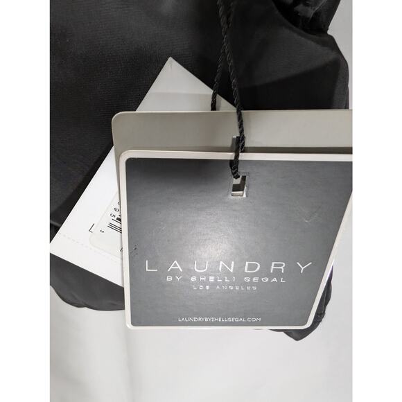 Laundry by Shelli Segal Black Faux Fur Puffer Coat – XS NWT - Picture 8 of 9